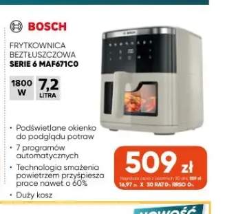 Frytkownica beztłuszczowa Serie 6 MAF671CO Bosch