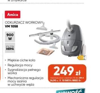 Odkurzacz workowy Vm 1058 Amica
