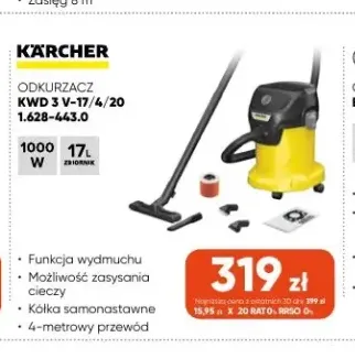 Odkurzacz Kwd 3V-17/4/20 1,628-443,0 Kärcher