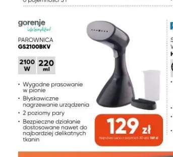Parownica GS2100BKV Gorenje