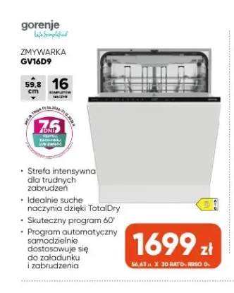 Zmywarka GV16D9 Gorenje
