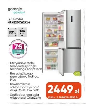 Lodówka NRK620CA2XL4 Gorenje