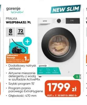 Pralka WG2PS84A32/PL Gorenje