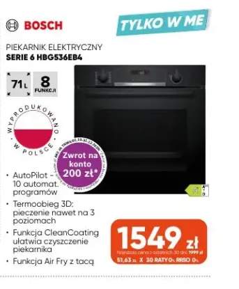 Piekarnik elektryczny Serie 6 HBG536EB4 Bosch