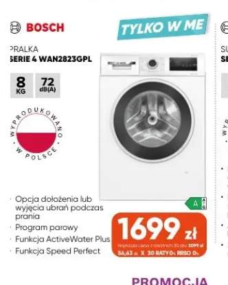 Pralka Serie 4 WAN2823GPL Bosch