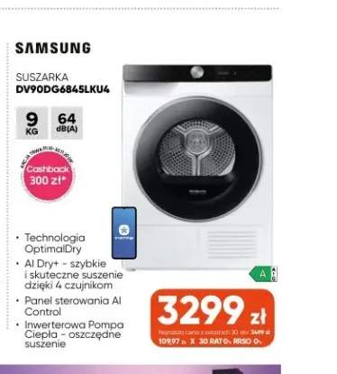 Suszarka DV90DG6845LKU4 Samsung