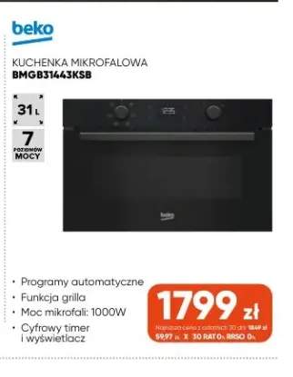 Kuchenka mikrofalowa BMGB31443KSB Beko