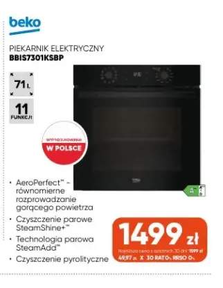 Piekarnik elektryczny BBIS7301KSBP Beko