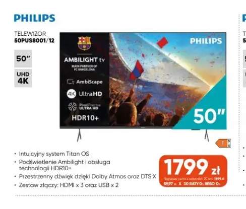 Telewizor 50PUS8001/12 Philips