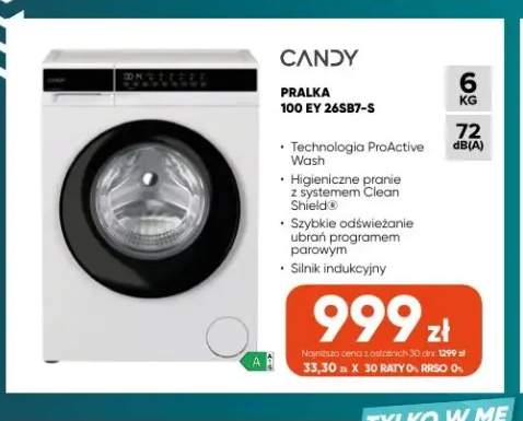 Pralka 100 Ey 26SB7-S Candy