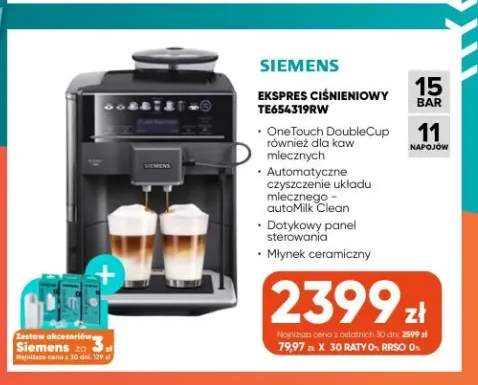 Ekspres ciśnieniowy TE654319RW Siemens