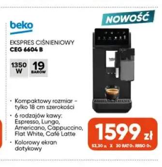 Ekspres ciśnieniowy Ceg 6604 B Beko
