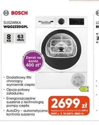 Suszarka WQG233DGPL Bosch
