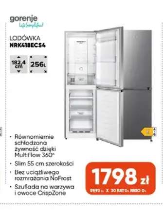 Lodówka NRK418ECS4 Gorenje