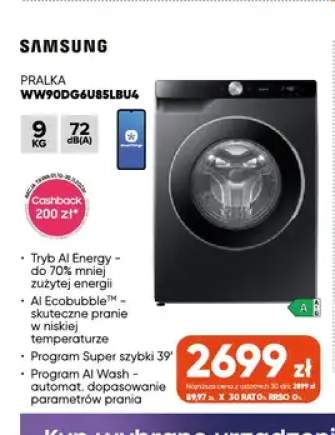 Pralka WW90DG6U85LBU4 Samsung