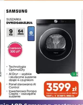 Suszarka DV9XDG6845LBU4 Samsung