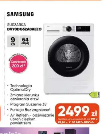 Suszarka DV90DG52A0AEEO Samsung