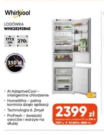 Lodówka Whirlpool WHK25292B4E
