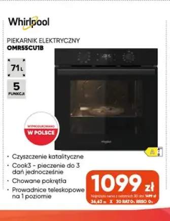 Piekarnik elektryczny OMR55CU1B Whirlpool