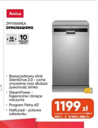 Zmywarka DFM41E6QISMG Amica
