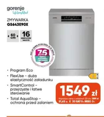Zmywarka GS643E90X Gorenje
