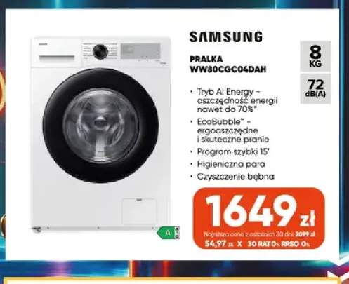 Pralka WW80CGC04DAH Samsung