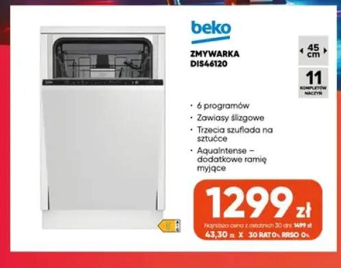 Zmywarka DIS46120 Beko